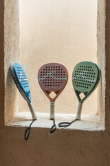 Wave padel racket, Blauw, Roze, Groen