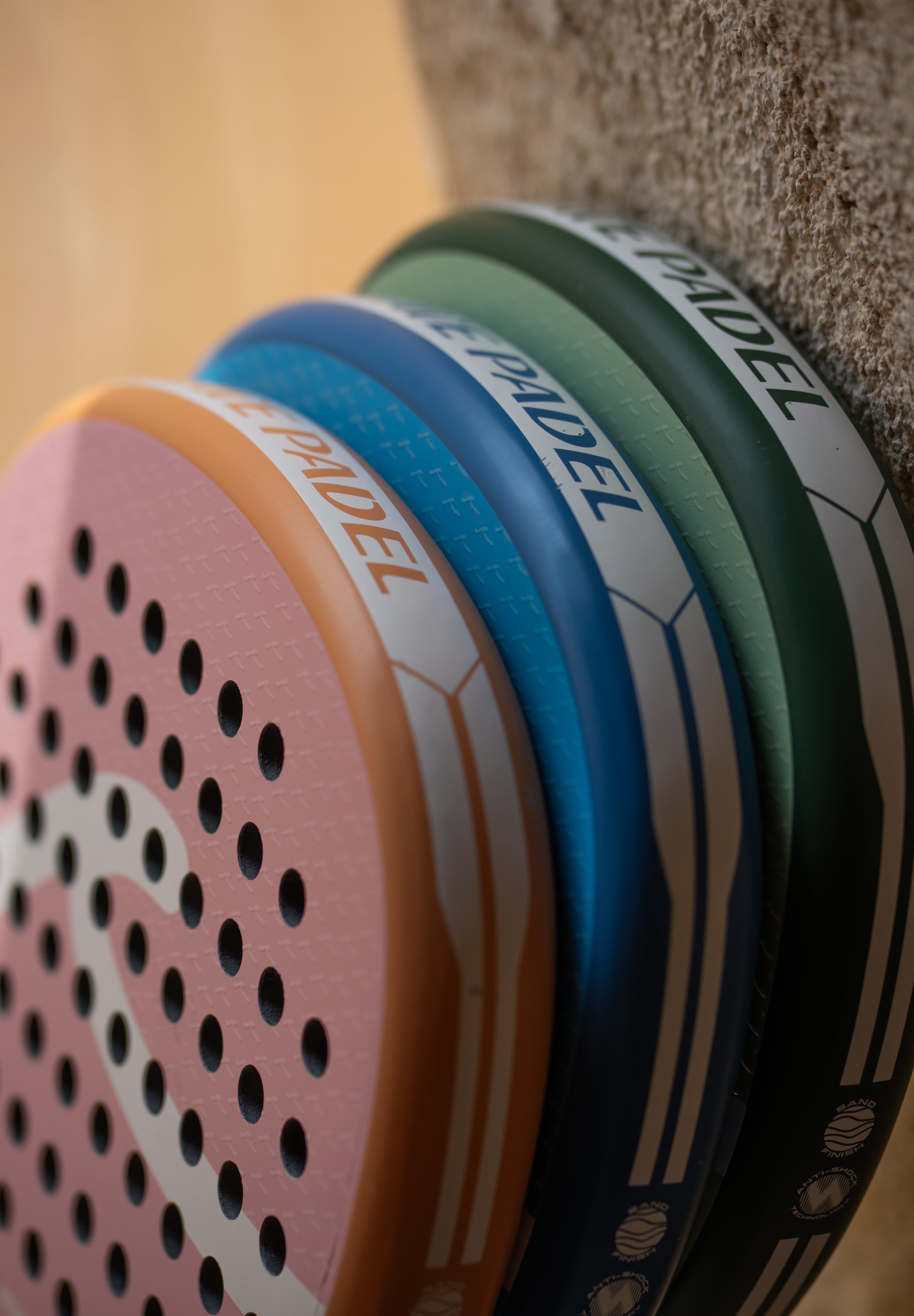 WAVE PADEL® 3-PACK (Pink, Blue, Green)